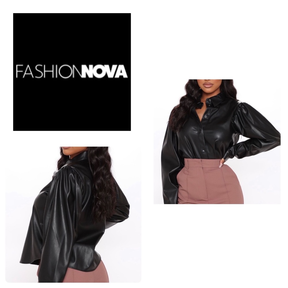 Fashion Nova PU Top
